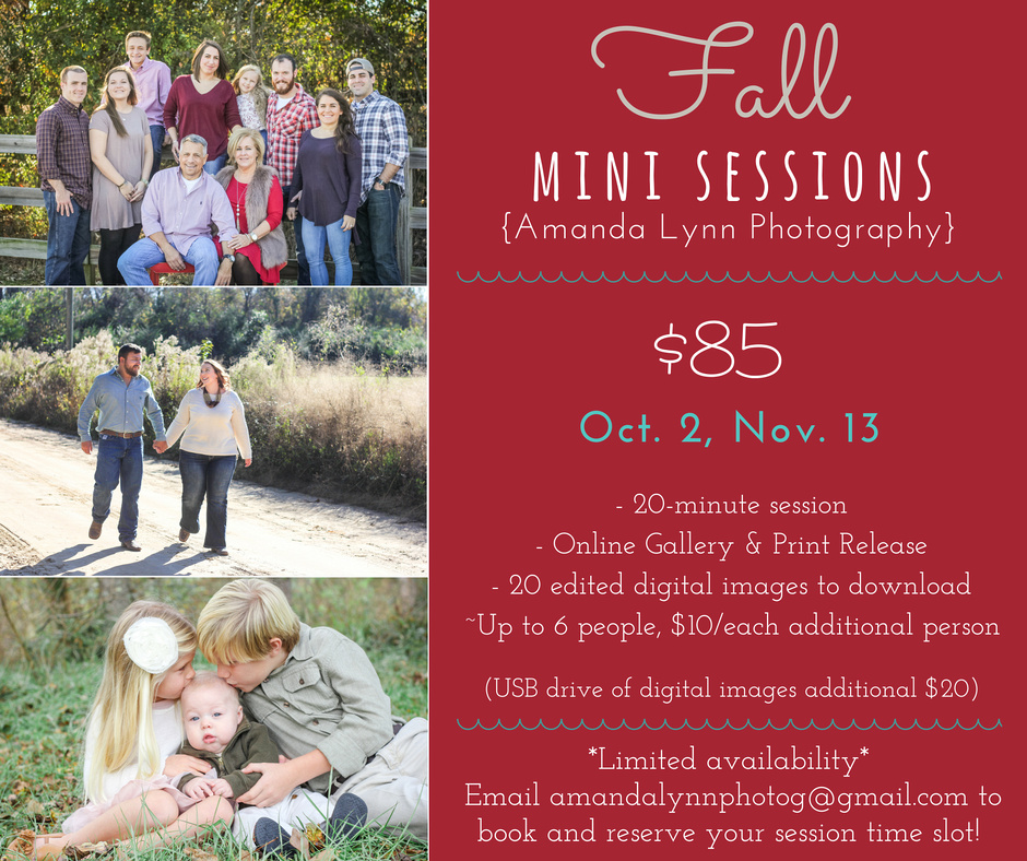 fall Christmas card mini sessions Athens Watkinsville Winder Statham Ogelthorpe Washington GA Photographer family children grandchildren 